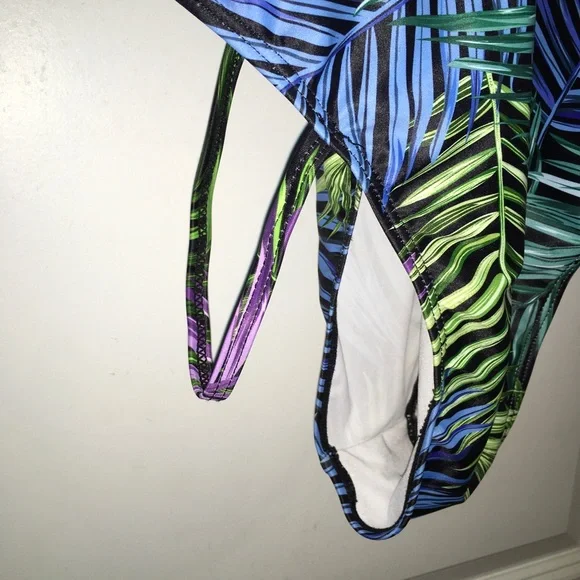 Rose Gal One Piece High Waist Swimsuit Size 18 - Picture 6 of 7